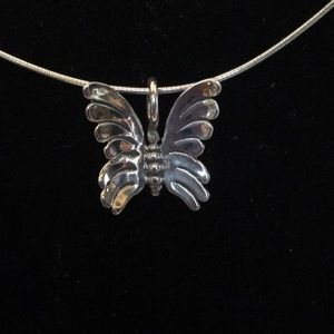Baroni Necklace with Butterfly Charm